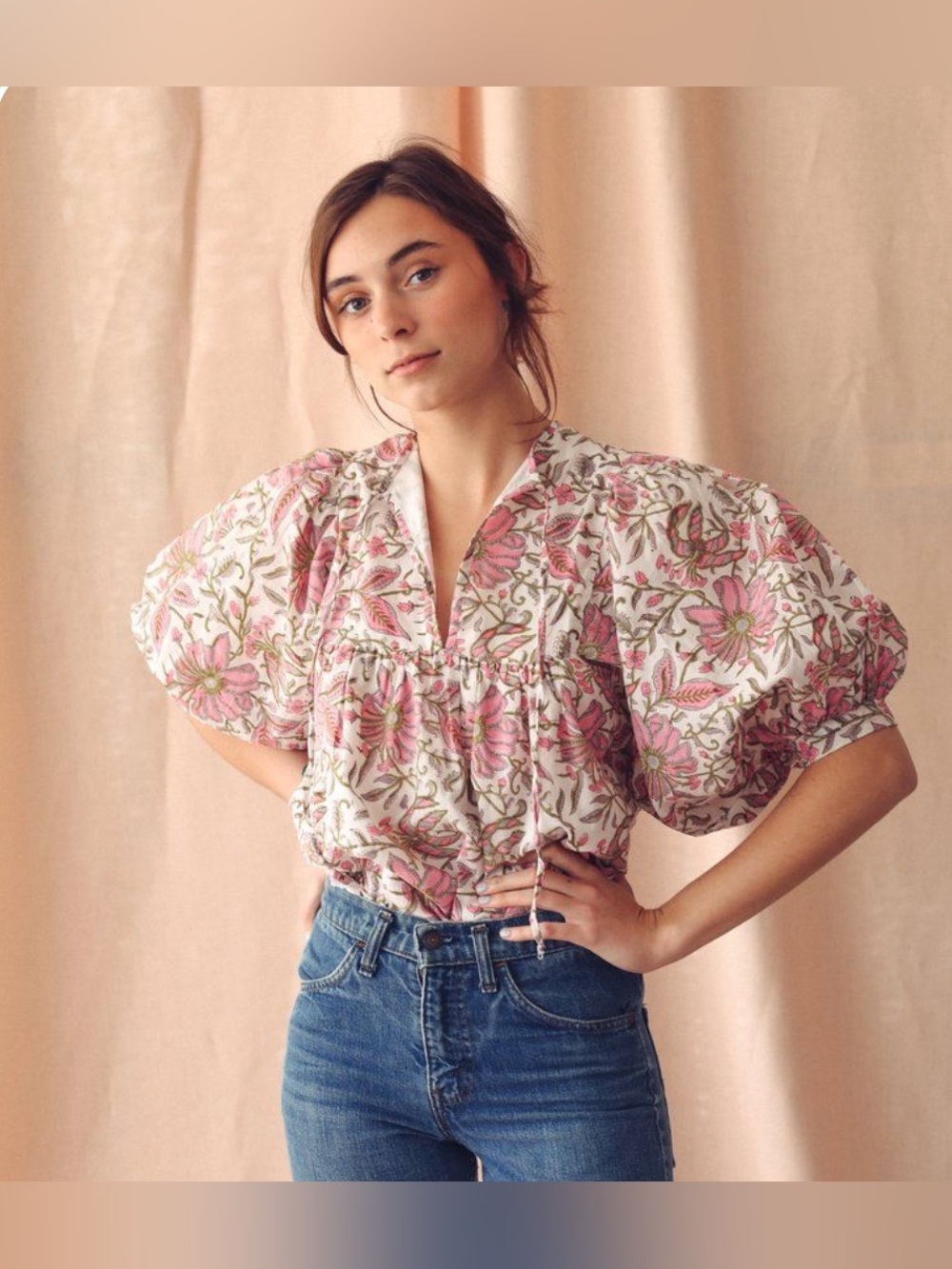 Thalia Top by Mille XL Pink Lily - Picture 7 of 9